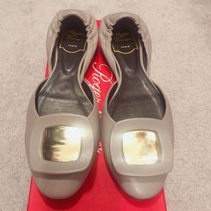 Roger Vivier ballerine chips, grey, 36.5